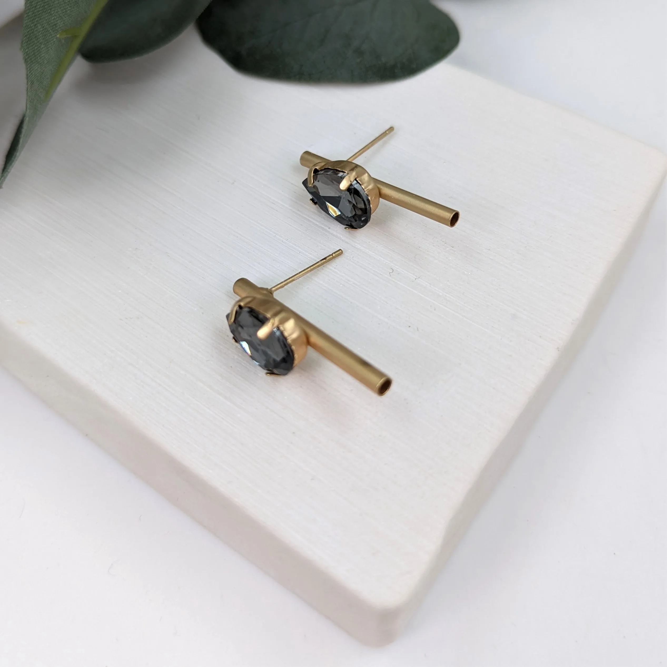Gold Tear Drop Earring