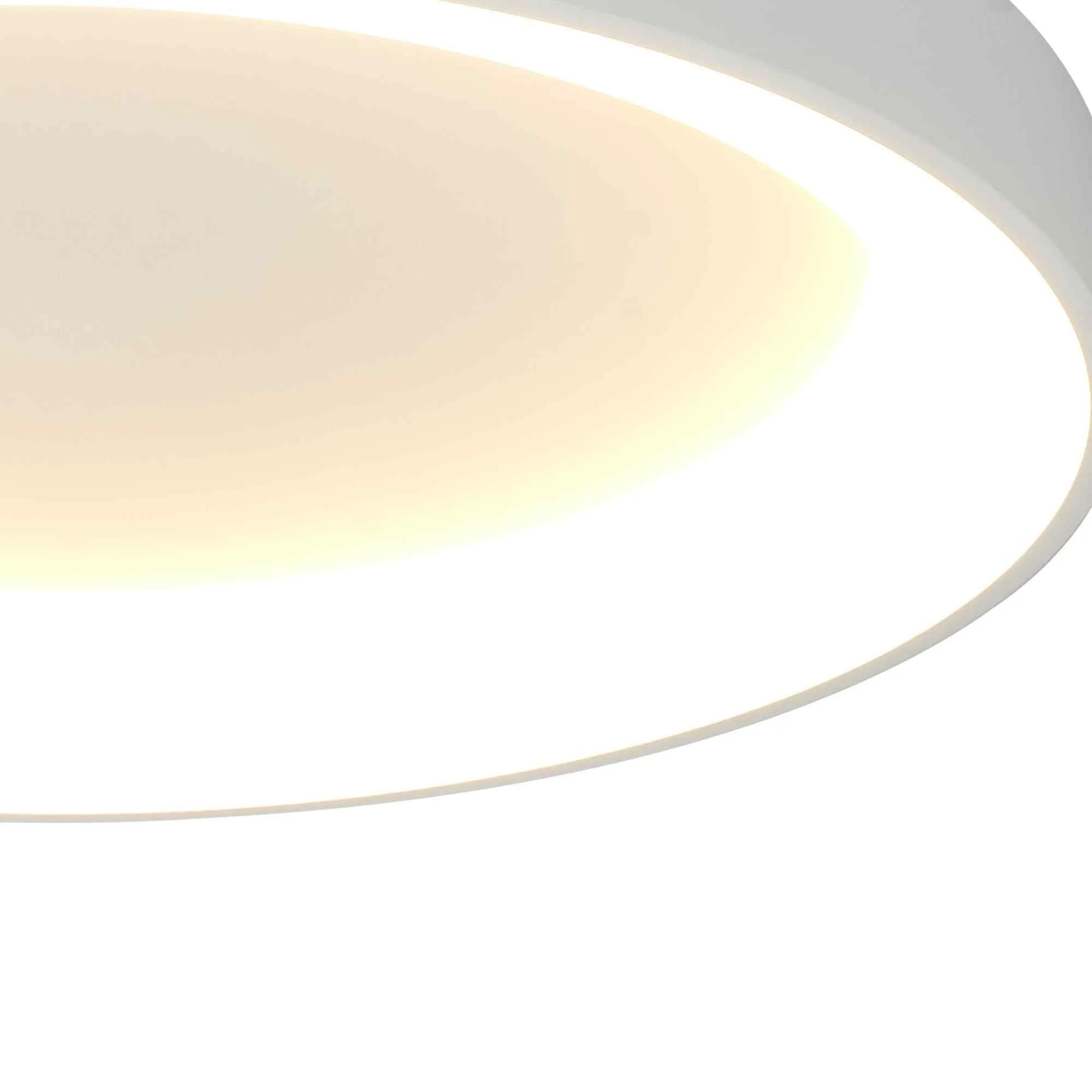 Mantra M8577 Niseko II Ring LED Flush Ceiling Light 65cm Remote Control White