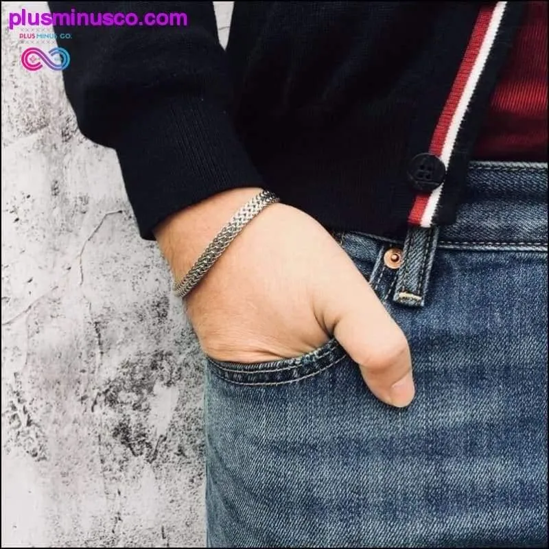 STYLISH STAINLESS STEEL BALI FOXTAIL CHAIN BRACELET FOR MEN