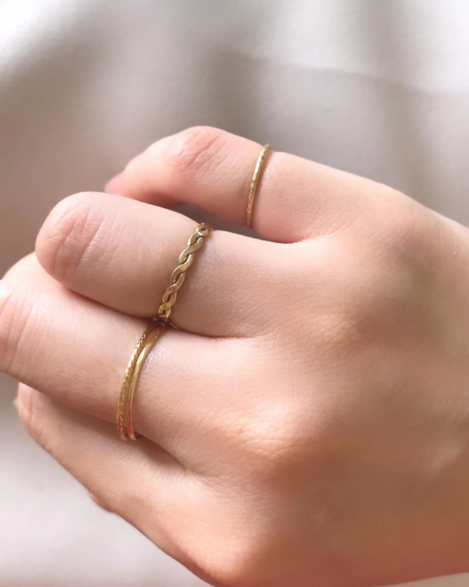 Woven Ivy Ring