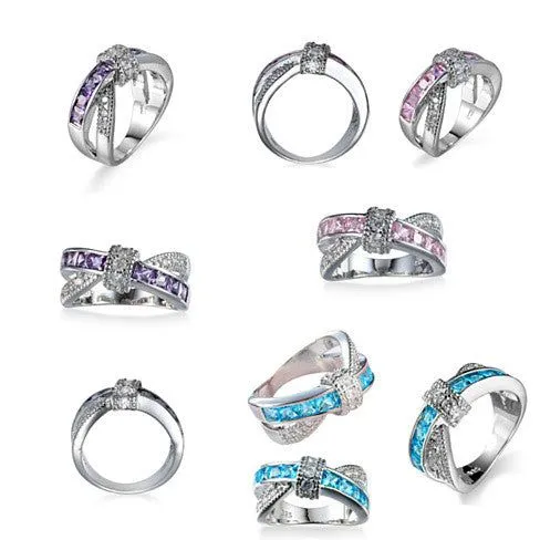 You Cross My Mind Ring Diamond Crystals In 3 Lovely Colors
